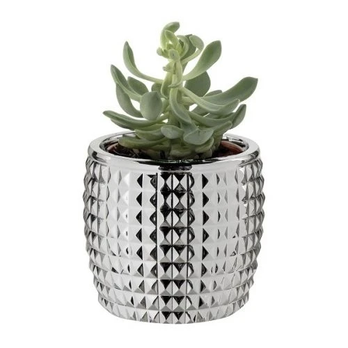 Vasetto diamante argento