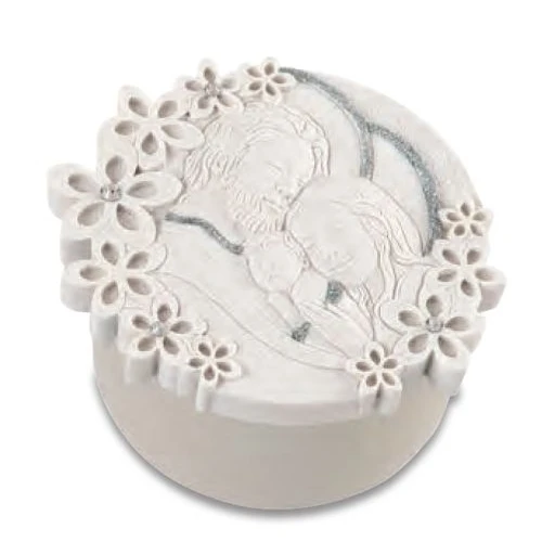 Scatolina portaconfetti sacra famiglia