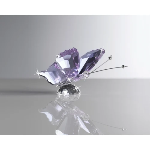 Bomboniera Matrimonio Farfalla in Cristallo Ranoldi Ametista – Made in Italy