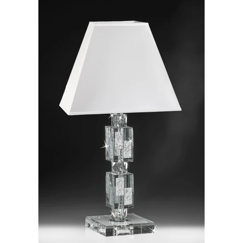 LAMPADA IN CRISTALLO INSERTI IN ARGENTO - RANOLDI