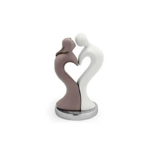 Statuetta sposi cuore in resina bomboniera nozze - Memory 2016