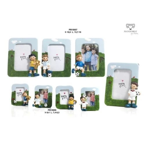 Portafoto bimbo tema calcio - Mandorle