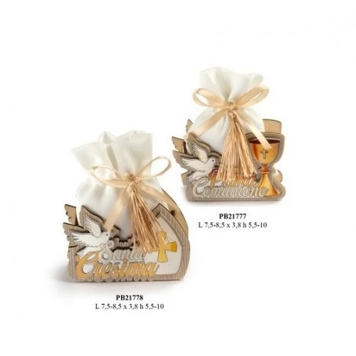 Sacchettino portaconfetti per Comunione cm. 8,5 - collezione 2026