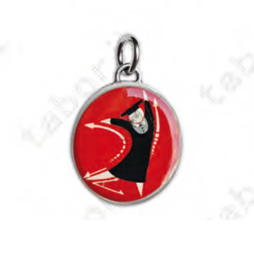 Ciondolo figura corpo libero - Bomboniera laurea