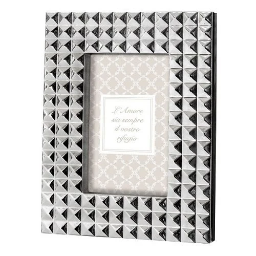 Cornice diamante argento