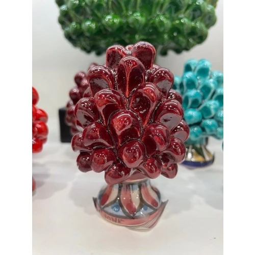 Pigna bomboniera cm. 8 bordeaux