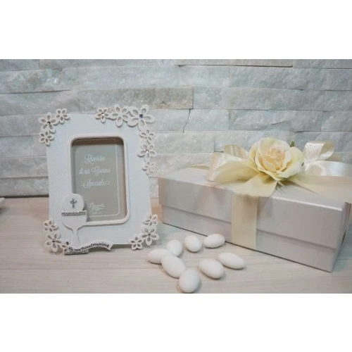 Cornice comunione con strass