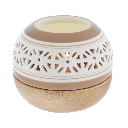 DIFFUSORE SFERA CON TEALIGHT - MARRONE
