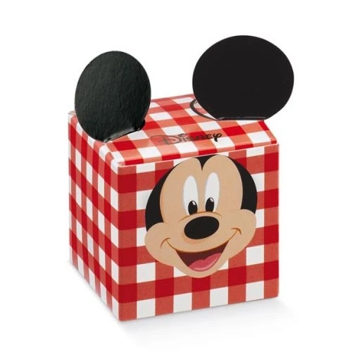 Cubo portaconfetti Disney Mickey's Party Rosso
