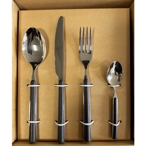 Set posate in acciaio inox 24 pz. - domus design