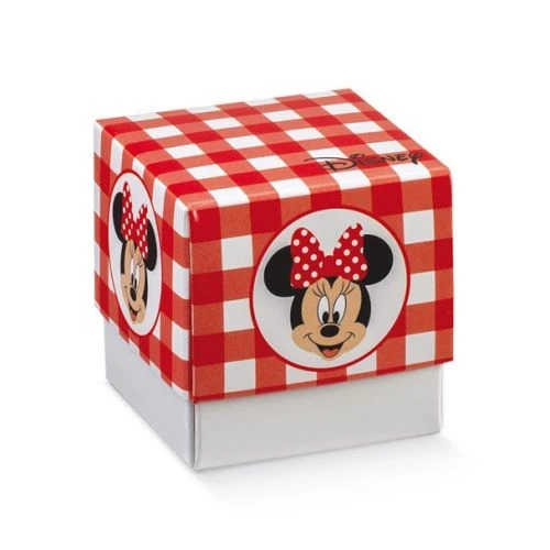 Scatolina portaconfetti Disney Minnie's Party Rosso