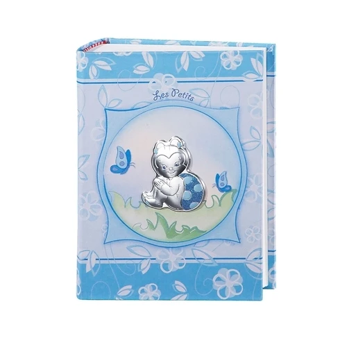 Album portafotografie con coccinella in Azzurro - 15x20cm