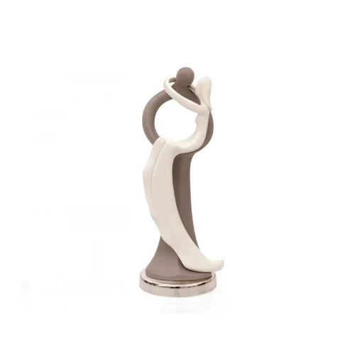 Scultura coppia Innamorati bacio - Bongelli