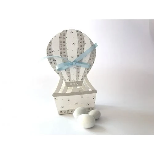 Scatola Mongolfiera a fantasia portaconfetti