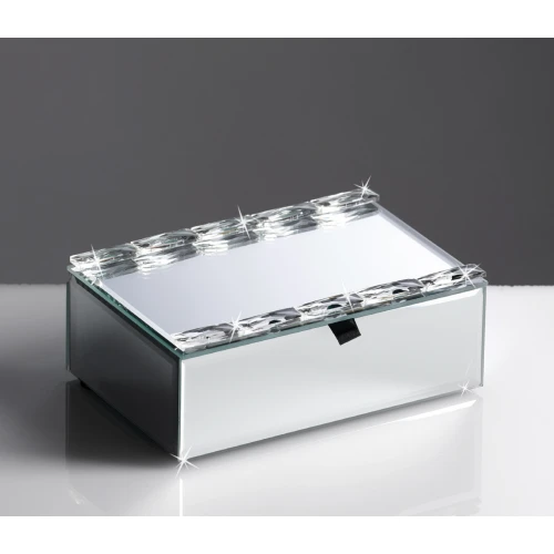 Portagioie in Cristallo Ranoldi: Bomboniera Matrimonio con Effetto Specchio e Box Regalo