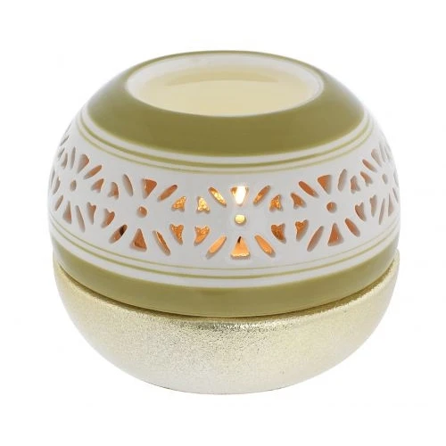 DIFFUSORE SFERA CON TEALIGHT - VERDE