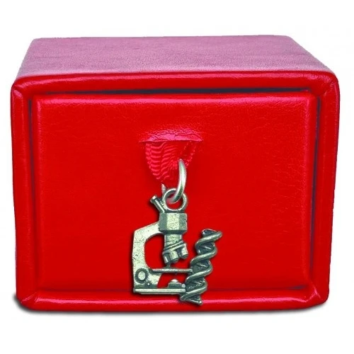 Scatolina porta confetti con microscopio e dna per laurea in SCIENZE BIOLOGICHE