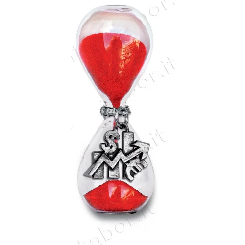 Clessidra laurea ciondolo spread con scatola