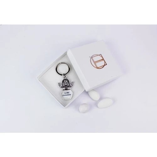 Bomboniera portachiavi angelo