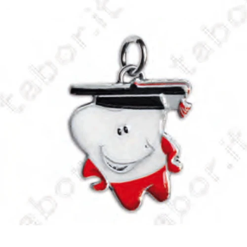 Ciondolo dente molare - Bomboniera laurea