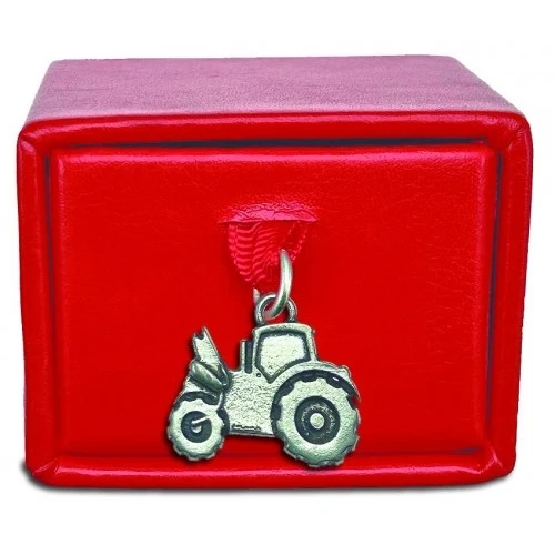 Scatolina porta confetti con trattore per laurea in AGRARIA