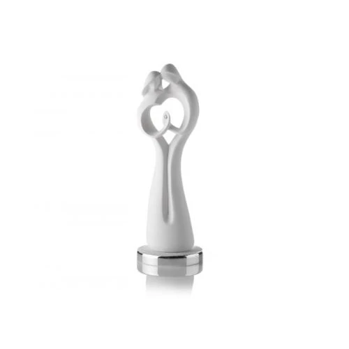 Statua Innamorati Cuore con punto luce - Bongelli