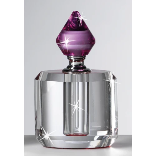 Bomboniera Profumatore in Cristallo Ranoldi: Porta Profumo Made in Italy cm.7x4x11 Ametista