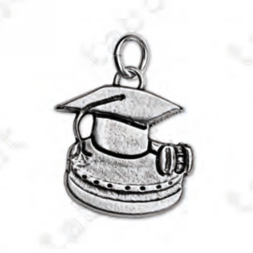 Ciondolo martello e blocco - Bomboniera laurea