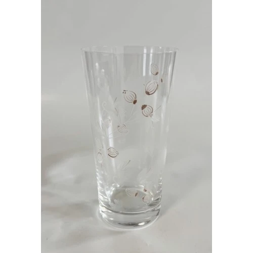 SET 6 BICCHIERI ACQUA/BIBITA MOLATI E DECORATI