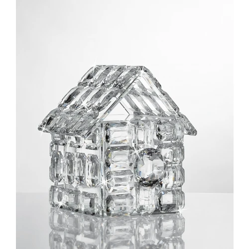 PORTAGIOIE CASETTA IN CRISTALLO CM.12X10X13 RANOLDI