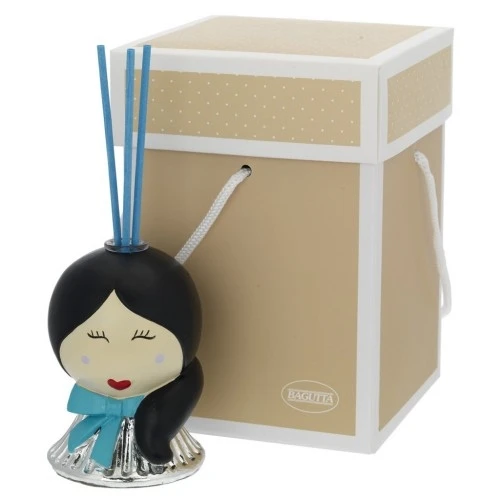 DIFFUSORE BELLE EPOQUE CON CODA E FIOCCO AZZURRO