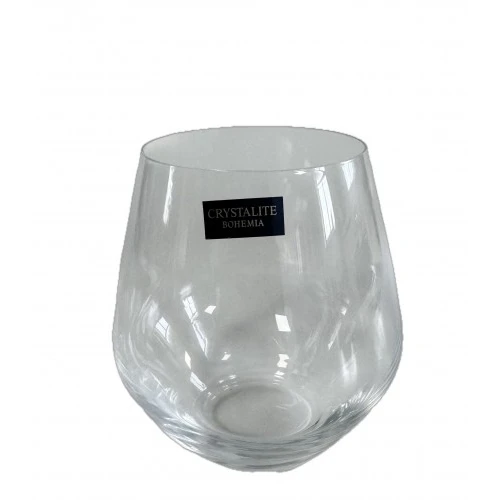 SET 6 BICCHIERI WHISKY IN VETRO BOHEMIA