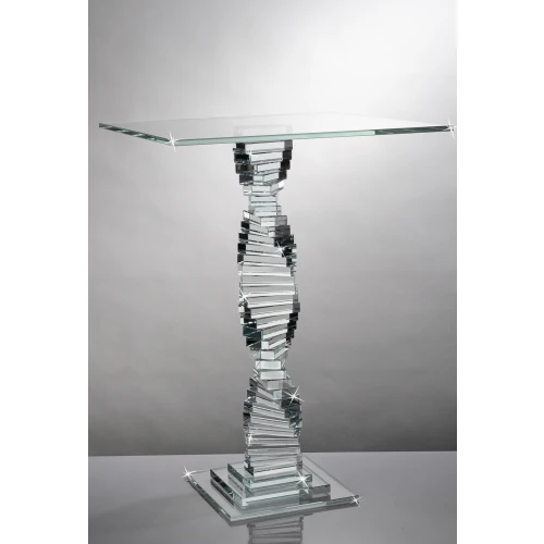 TAVOLO IN CRISTALLO QUADRATO - RANOLDI