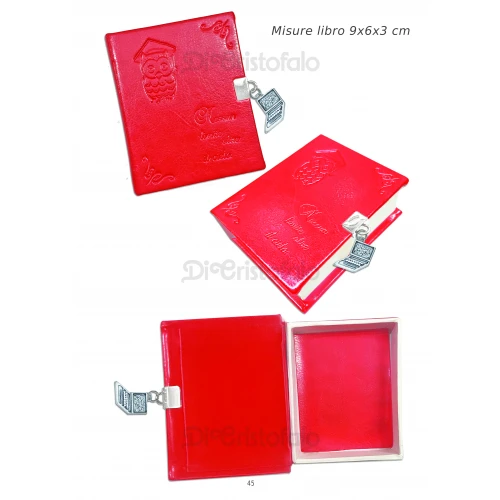 Bomboniera libro portaconfetti ciondolo computer - Laurea informatica