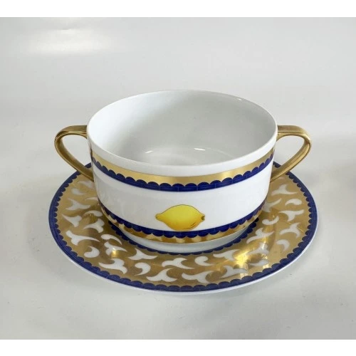 ROSENTHAL BULGARI FRUTTA ALLA FINESTRA 2 TAZZE BRODO