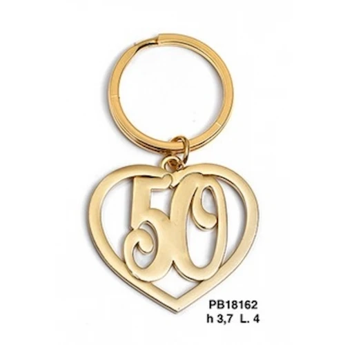 PORTACHIAVI CUORE 50°ANNIVERSARIO