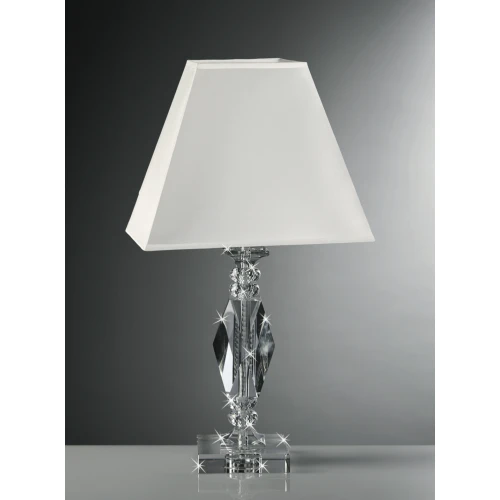 Lume Ranoldi in Cristallo Classico Paralume Bianco | Made in Italy