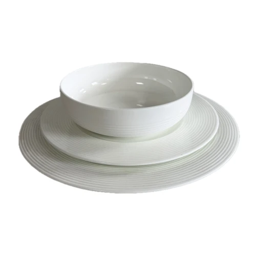 Moderno servizio di piatti in porcellana Bianca Wedgwood Vera Wang - Antibes