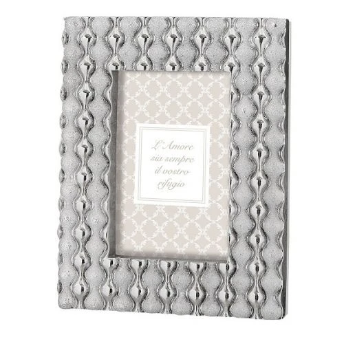 Cornice intrecci argento