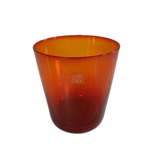 11 BICCHIERI IN VETRO COLORE ROSSO IVV