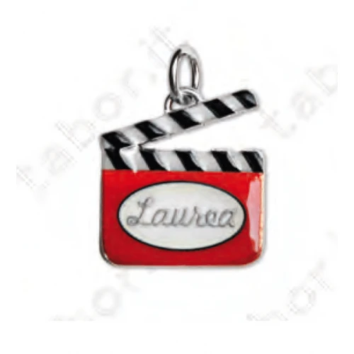 Ciondolo ciak cinematografico - Bomboniera laurea