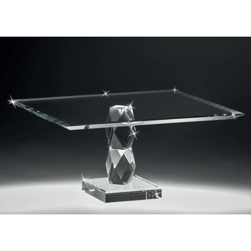 ALZATA CENTRO TAVOLA IN CRISTALLO - RANOLDI