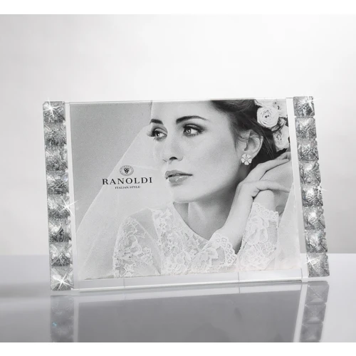 CORNICE IN CRISTALLO CM.23X18 ARGENTO - RANOLDI