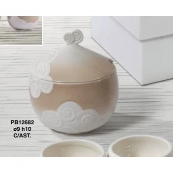 Zuccheriera decoro nuvola - Mandorle