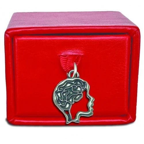 Scatolina porta confetti con ciondolo cervello per laurea in NEUROSCIENZE COGNITIVE