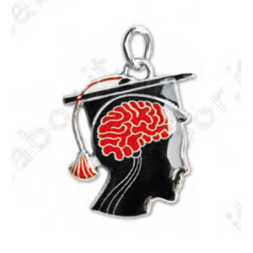 Ciondolo cervello - Bomboniera laurea