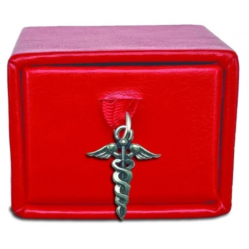 Scatolina porta confetti con caduceo per laurea in FARMACIA 