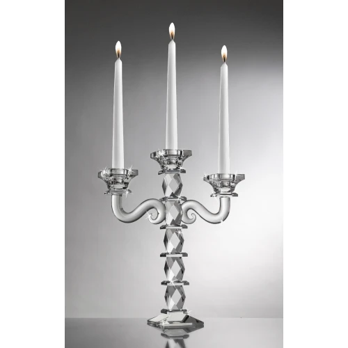 CANDELABRO 3 FIAMME IN CRISTALLO - RANOLDI 