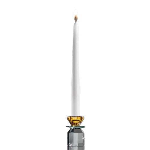 CANDELABRO 1 FIAMME IN CRISTALLO COLORATO - RANOLDI 