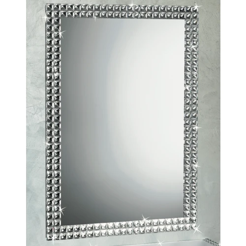 SPECCHIO DA PARETE CON BORDI DECORATI DA CRISTALLI - RANOLDI